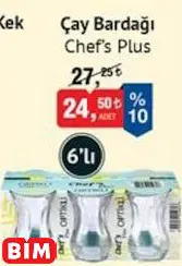 CHEF’S PLUS ÇAY BARDAĞI